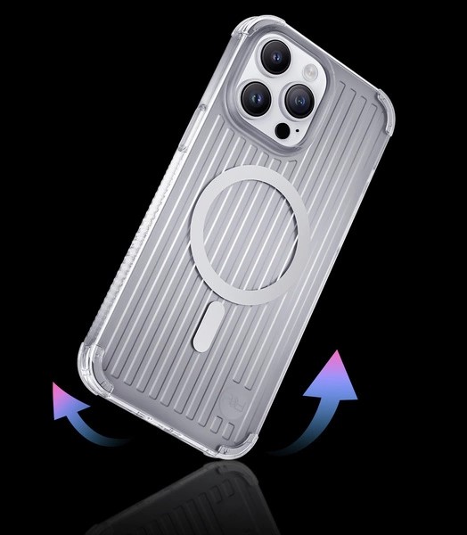 Husa Protectie Kingxbar Seria Go Out Magnetica Magsafe Iphone 14 Pro Laser Color - 1 | YEO